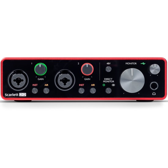 Focusrite Scarlett 2i2 USB-C Audio Interface (3rd Generation)
